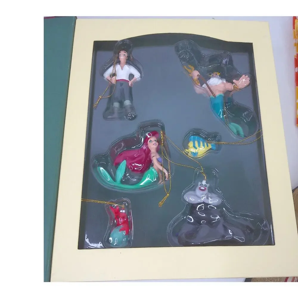 Vintage Disney's Christmas Collection The Little Mermaid Storybook Ornaments